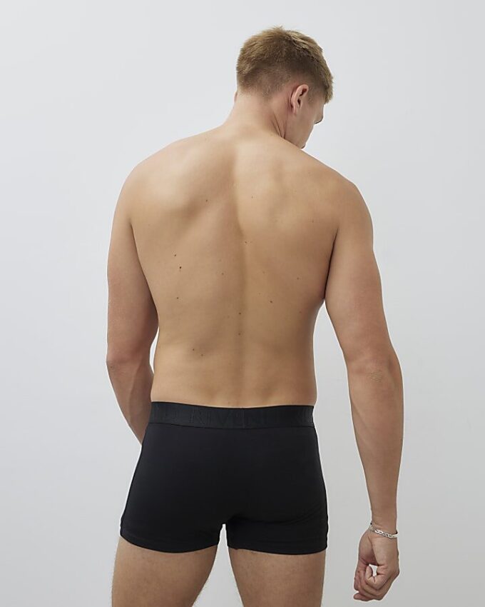 Svart 10-pack RI Jacquard Waistband Trunks