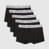 Svart 5-pack boxershorts