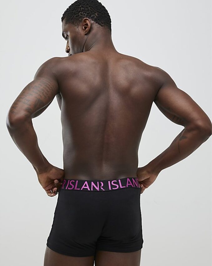 Svart 5-pack boxershorts