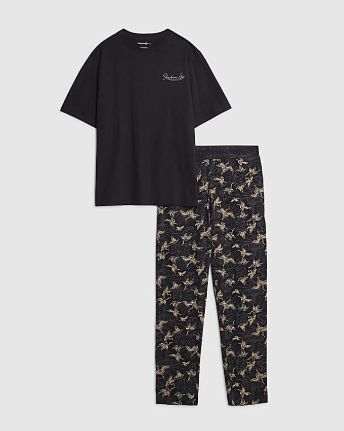 Svart 5-pack boxershorts