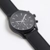 Svart armbandsur