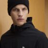 Svart Athleisure RXR-jacka med huva