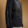 Svart Athletisme Dept dubbelvävd T-shirt