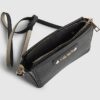 Svart boxig crossbody-väska