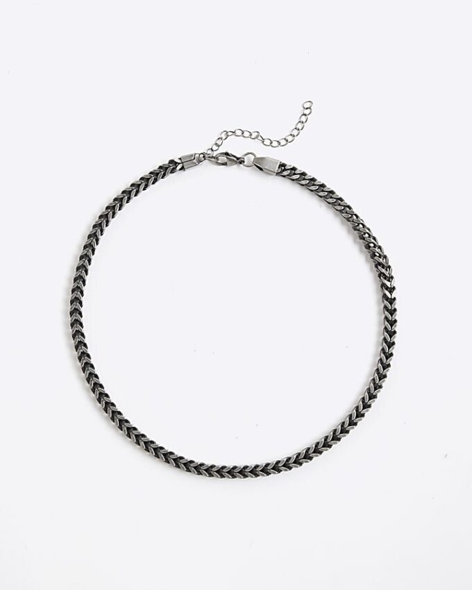 Svart chunky kedjehalsband