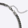 Svart chunky kedjehalsband