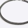 Svart chunky kedjehalsband
