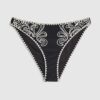 Svart Cornelli-bikinitrosa med tryck
