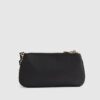 Svart crossbody-väska med dubbla fack