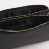 Svart crossbody-väska med dubbla fack