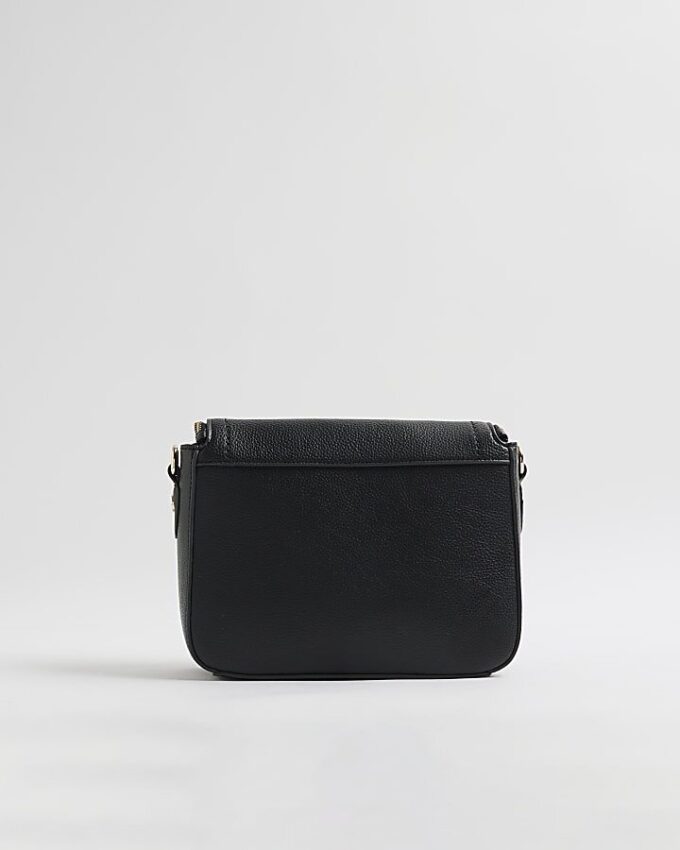 Svart crossbody-väska med lock