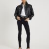 Svart högmidjad Sculpt Black Skinny Jeans