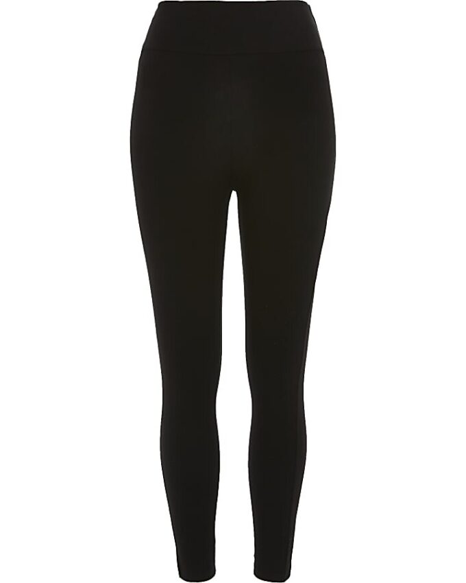 Svart högmidjade leggings Svart högmidjade leggings