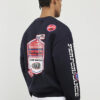 Svart högpresterande sweatshirt med emblem