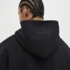 Svart hoodie i oversized-modell Svart hoodie i oversized-modell