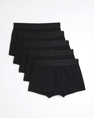 Svart Jacquard Waistband 5-pack boxershorts Svart Jacquard Waistband 5-pack boxershorts
