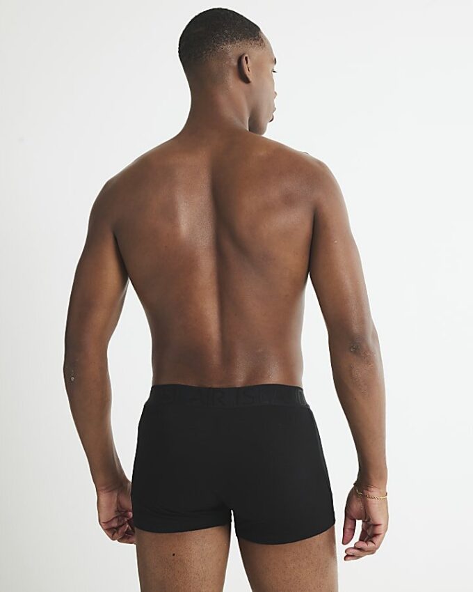 Svart Jacquard Waistband 5-pack boxershorts