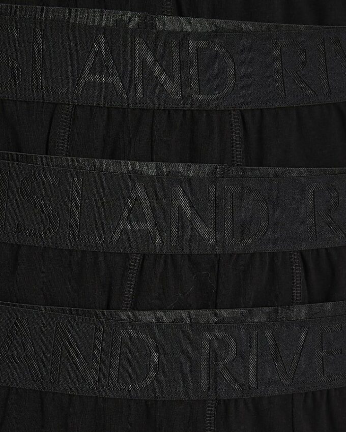 Svart Jacquard Waistband 5-pack boxershorts