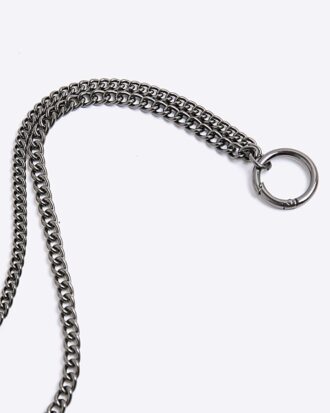 Svart kedja i gunmetal Svart kedja i gunmetal