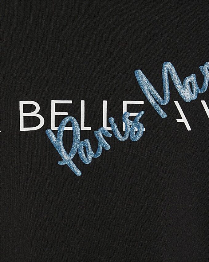 Svart La Belle Vie-T-shirt