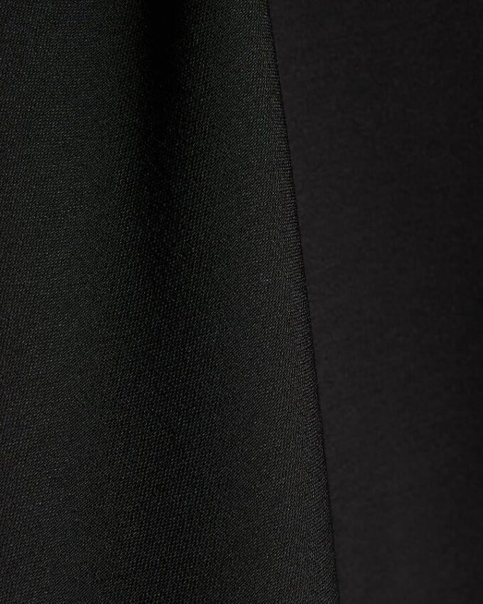 Svart långärmad batwing-top
