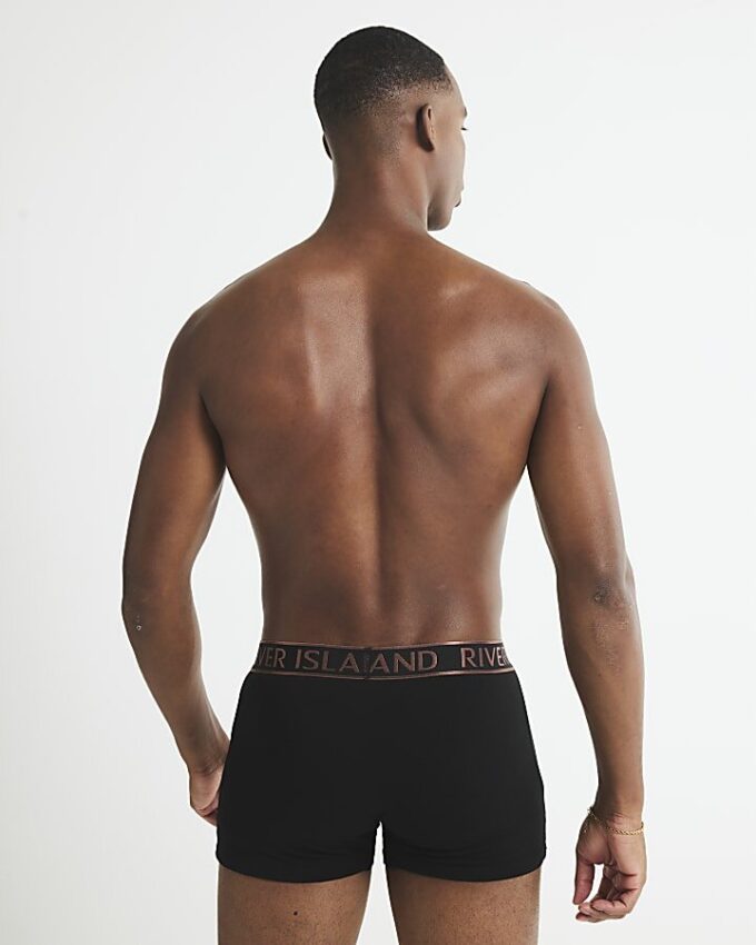 Svart metallic RI-paket med 5 boxershorts