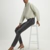 Svart midhög Sculpt Skinny Jeans