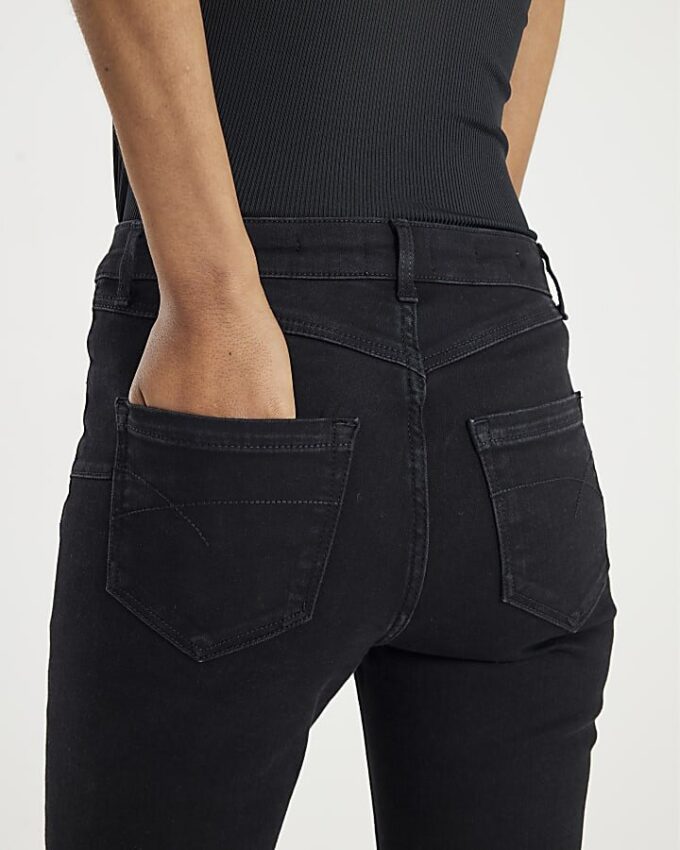 Svart midhög Sculpt Skinny Jeans Svart midhög Sculpt Skinny Jeans