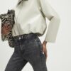 Svart midhög Sculpt Skinny Jeans