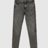 Svart midhög Sculpt Skinny Jeans