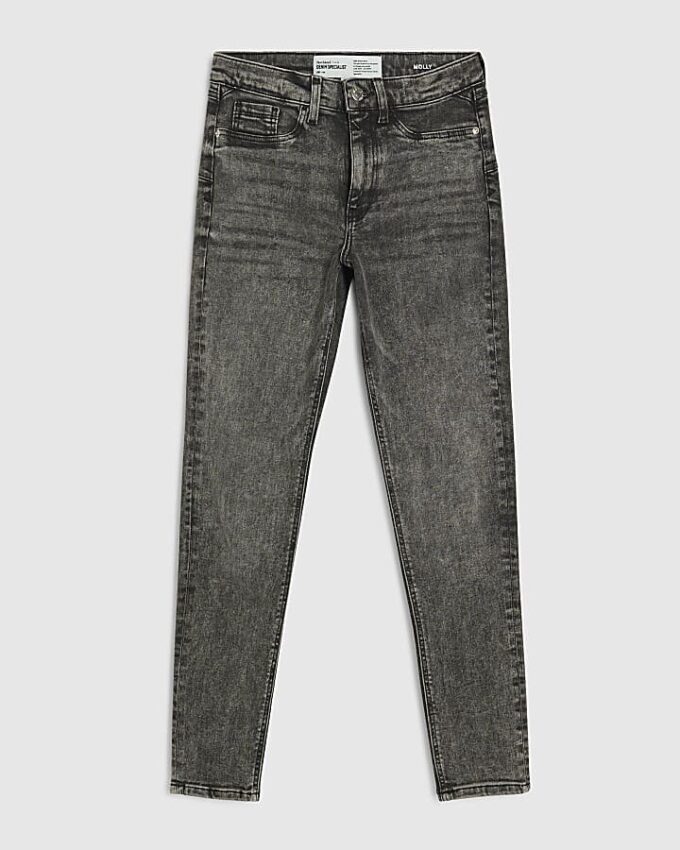 Svart midhög Sculpt Skinny Jeans