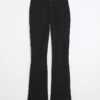 Svart midjehöga flared jeans Svart midjehöga flared jeans