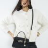 Svart mini crossbody-väska