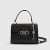 Svart mini crossbody-väska