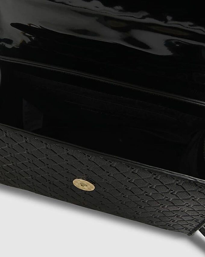Svart mini crossbody-väska