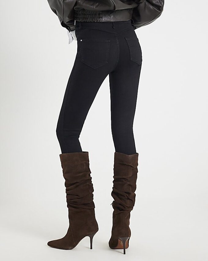 Svart Molly Mid Rise Sculpt Skinny Jeans Svart Molly Mid Rise Sculpt Skinny Jeans