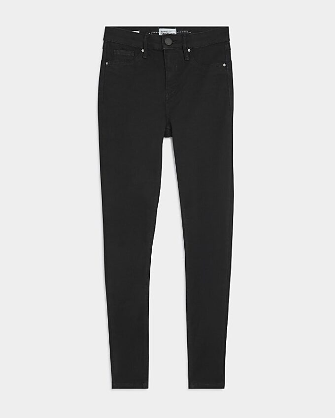 Svart Molly Mid Rise Sculpt Skinny Jeans Svart Molly Mid Rise Sculpt Skinny Jeans