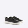 Svart monogrampanel sneakers