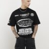 Svart oversized Ame Saint-T-shirt