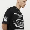 Svart oversized Ame Saint-T-shirt
