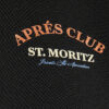 Svart oversized Apres Club Ski-tröja