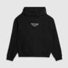 Svart oversized hoodie med Kagoshima Dragon-tryck