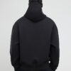 Svart oversized Luminis-hoodie Svart oversized Luminis-hoodie