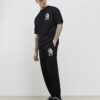 Svart oversized-passad japansk T-shirt-set