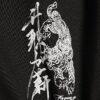 Svart oversized-passad japansk T-shirt-set