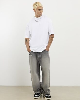 Svart oversized-passform, 2-pack T-shirt Svart oversized-passform, 2-pack T-shirt
