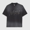 Svart oversized-passform Athletisme T-shirt