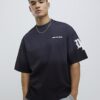 Svart oversized-passformad Dept Inc-T-shirt