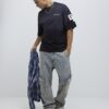 Svart oversized-passformad Dept Inc-T-shirt