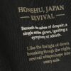 Svart oversized-passformad Honshu Beasty T-shirt